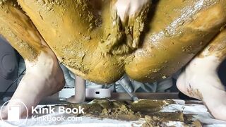 Explosive white panties messy bomb