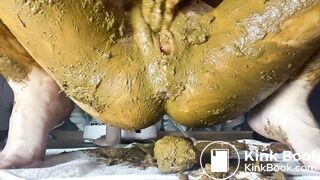 Explosive white panties messy bomb