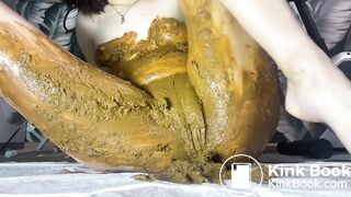 Explosive white panties messy bomb