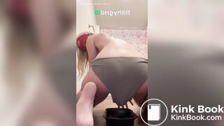 petite cutie makes huge logs