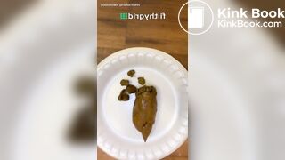 petite cutie makes huge logs