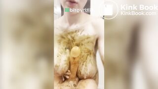 Hot girl pissing, shitting, and masturbating - video 2