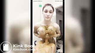 Hot girl pissing, shitting, and masturbating - video 2