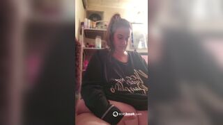 SSBBW explodes on Toilet