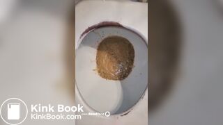 SSBBW explodes on Toilet