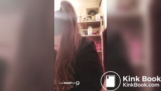 SSBBW explodes on Toilet