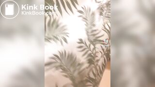 Girlfriend pooping with boyfriend on bathtub