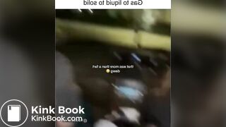 Girl sharts herself in car