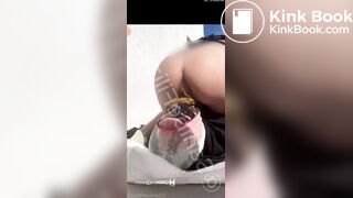 Mistress shitting in slave mouth - video 7