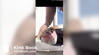 Mistress shitting in slave mouth - video 7