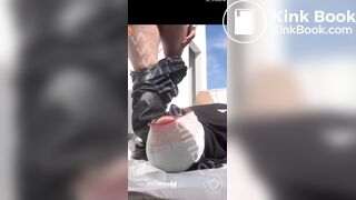 Mistress shitting in slave mouth - video 7