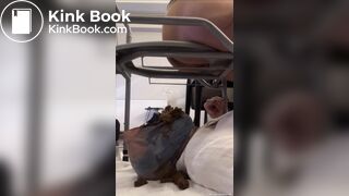 Mistress shitting in mouth - video 3