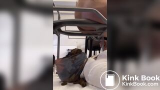 Mistress shitting in mouth - video 3