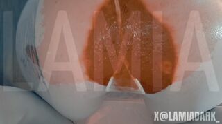 Shitting on my stockings @lamiadark_