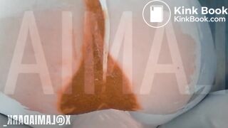 Shitting on my stockings @lamiadark_