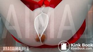 Shitting on my stockings @lamiadark_