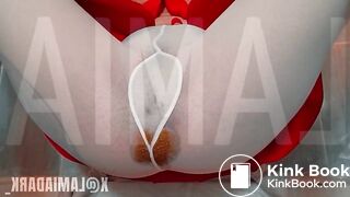 Shitting on my stockings @lamiadark_
