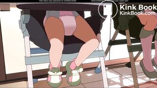 selene and lilie pooping diapers