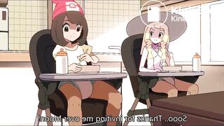 selene and lilie pooping diapers