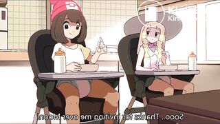 selene and lilie pooping diapers