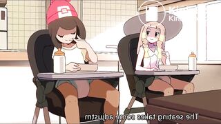 selene and lilie pooping diapers