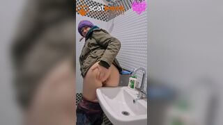 Naughty Ashram Sink Shit Cum - video 2