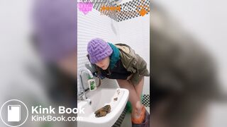 Naughty Ashram Sink Shit Cum - video 2