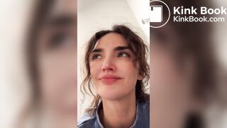 Girls pooping on toilet - video 34