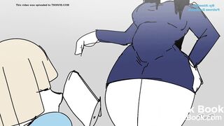 office lady scat animation