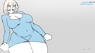office lady scat animation