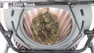 Massive shit explosion in fishnets