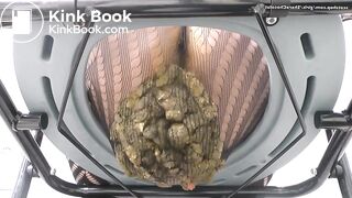 Massive shit explosion in fishnets