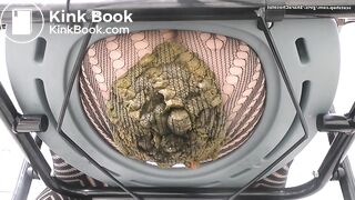 Massive shit explosion in fishnets