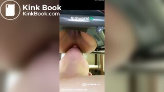 Mistress shitting in slave mouth - video 9