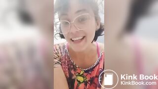 Brazilian girl pooping in toilet - video 2