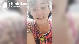 Brazilian girl pooping in toilet - video 2