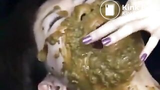 Asian woman shits on her friend's face