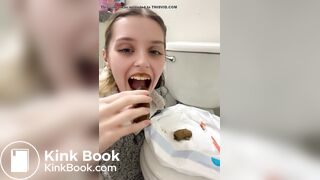 hottie plays with her shit
