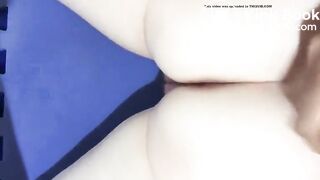 Cummies on her poo..