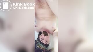 Hot girl shitting on herself - video 3