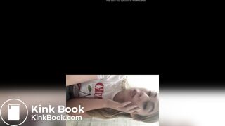 Sexy babe pooping on toilet - video 2