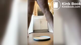 Woman sexy thst do much big shit on the plate