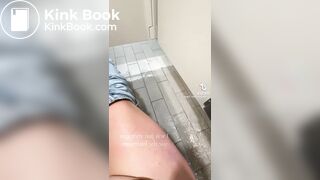 BBW pooping while restroom flooded