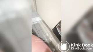BBW pooping while restroom flooded