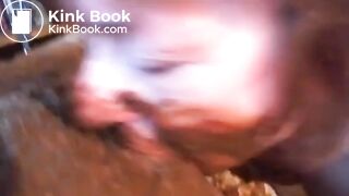 Scat couple enjoying scat blowjob
