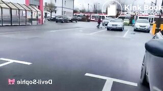 Pooping at Parking Lot