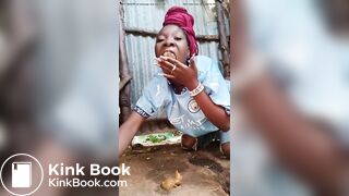 ebony eat scat
