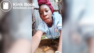 ebony eat scat