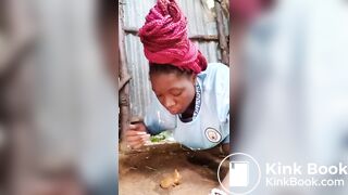 ebony eat scat