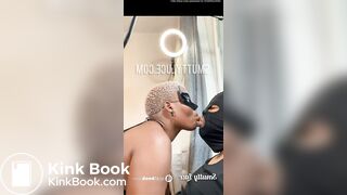 Dirty scat kissing shit turd